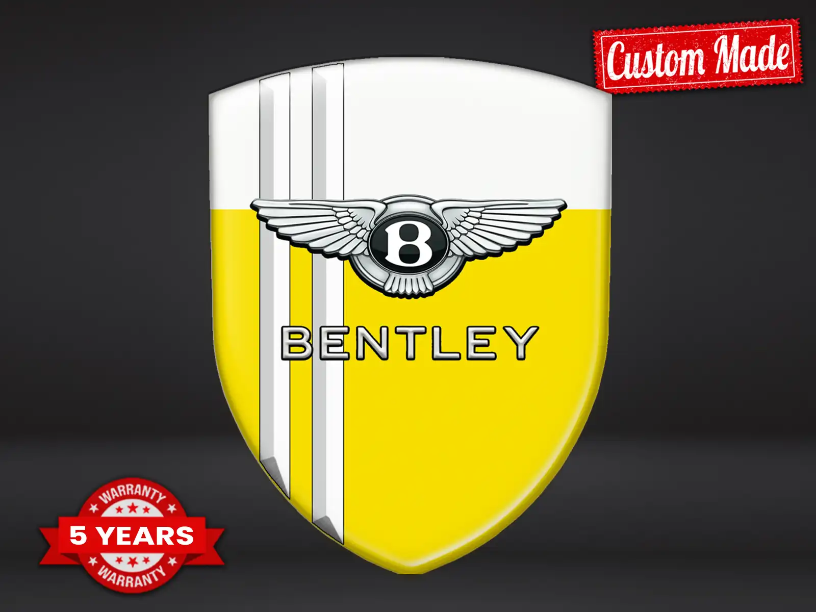 Bentley Domes Label Custom Design Edle Dome Aufkleber